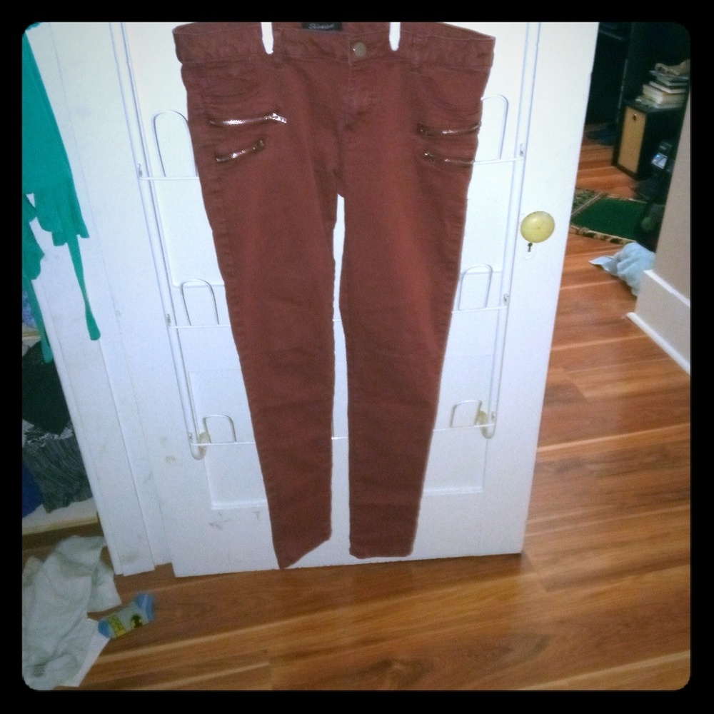 Brown jeggins